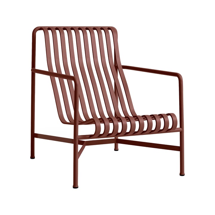 Palissade High loungestol, Iron red HAY