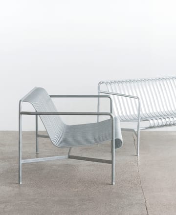 Palissade Low loungestol - hot galvanized - HAY