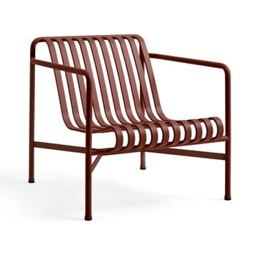 Palissade Low loungestol - Iron red - HAY