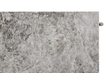 Rebar sofabord 80x84x33 cm - Grey marble-fossil - HAY