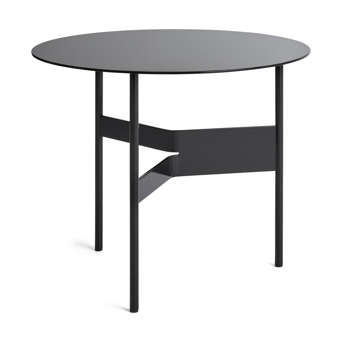 Bilde av HAY Shim coffee table sidebord Ø54 cm Black