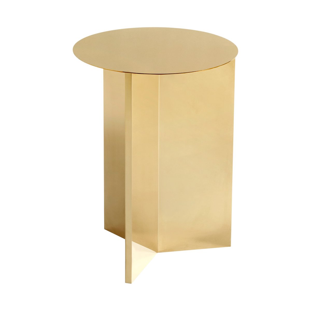 HAY Slit high sidebord 35 cm Brass | Skandinavisk Design | Avlastningsbord & Sidebord | Gullfarge
