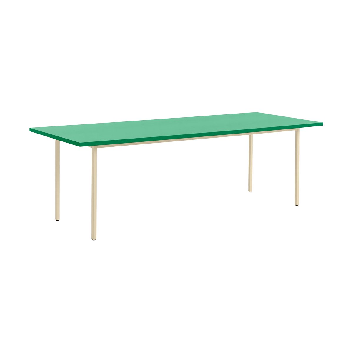 Bilde av HAY Two-Colour spisebord 90x240 cm Ivory-green mint