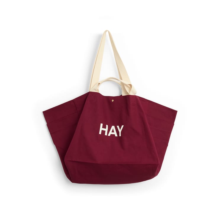 Weekend Bag Organic veske L - Burgundy - HAY