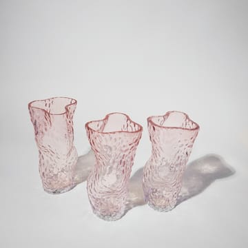 Ostrea Rock vase glass 30 cm - Pale rose - Hein Studio