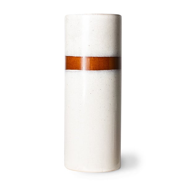 Bilde av HKliving 70s keramikk Vase L Ø95x25 cm Snow (hvit)