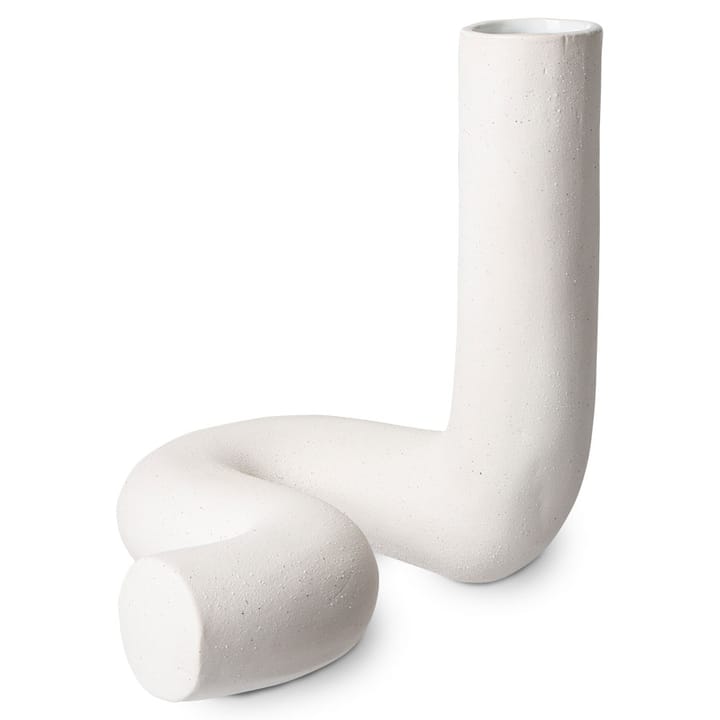 HK Objects Vase Vriden 21,5x26 cm - Matt hvit - HKliving