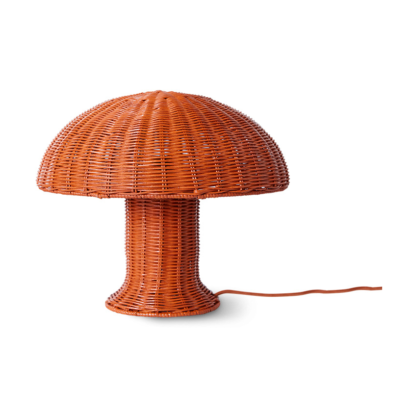 Bilde av HKliving Rattan bordlampe Coral