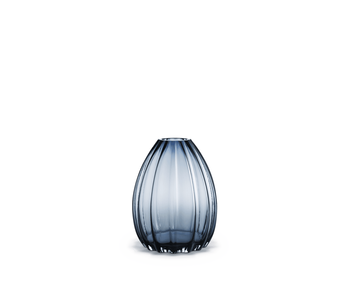 Bilde av Holmegaard 2Lip Vase 34 cm Mørkeblå