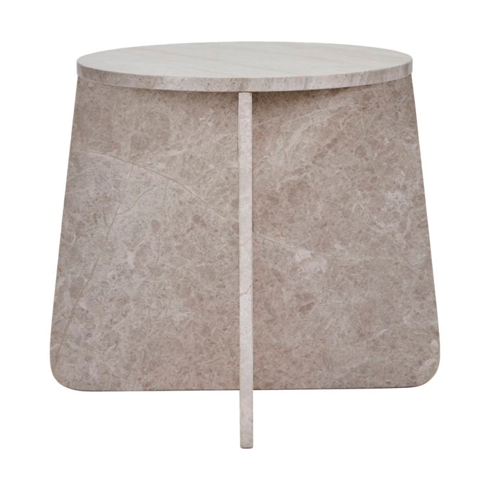 Bilde av House Doctor Marb sidebord 48x48x40 cm Beige marmor