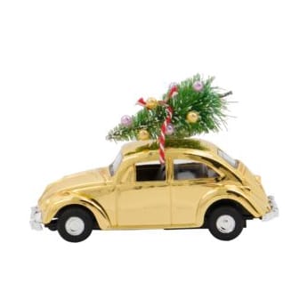 MINI Xmas car juledekorasjon, Gull House Doctor