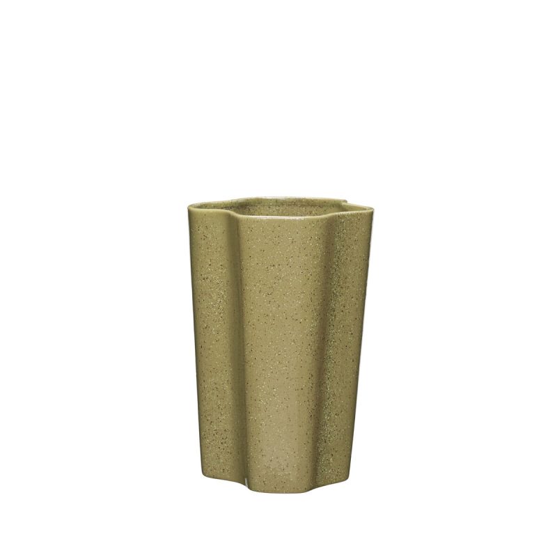 Bilde av Hübsch Sapo Vase 30 cm Gul