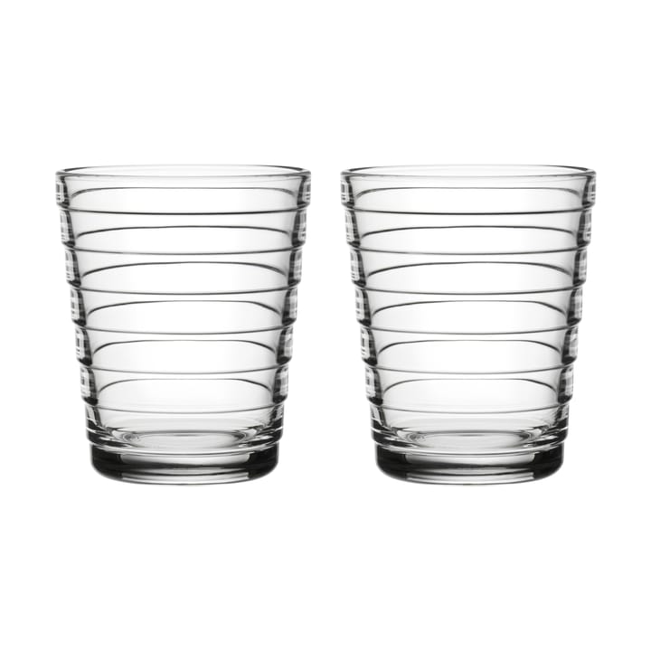 Aino Aalto vannglass 2-pack 22 cl - klar - Iittala