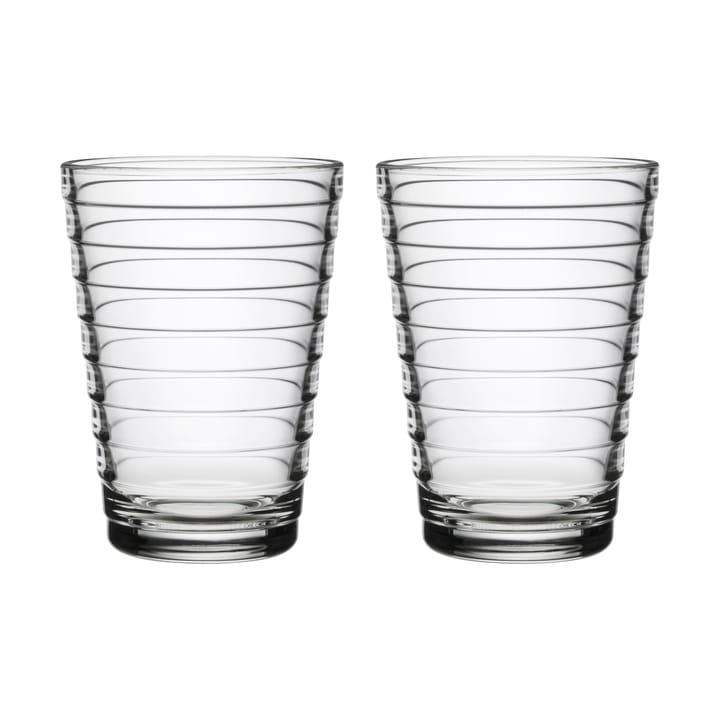 Aino Aalto vannglass 2-pack 33 cl - klar - Iittala