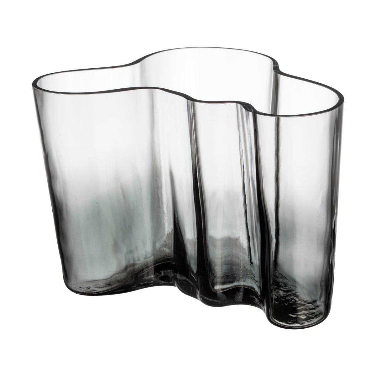 Bilde av Iittala Alvar Aalto vase Limited Edition 140 mm Klar-mørkegrå