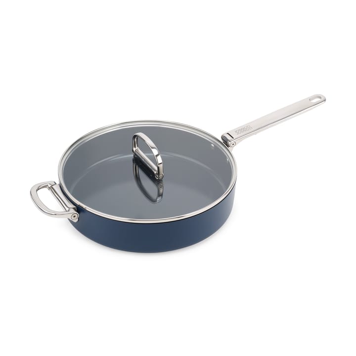 Space non stick kasserolle med lokk Ø28 cm - Blå - Joseph Joseph