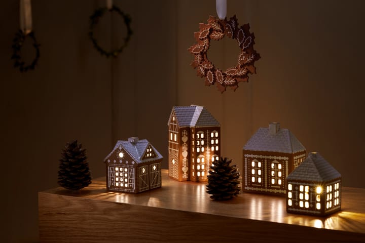 Gingerbread julekrans Ø18,5 cm - Brun - Kähler