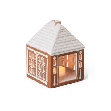 Gingerbread lyshus small 11 cm - Brun - Kähler