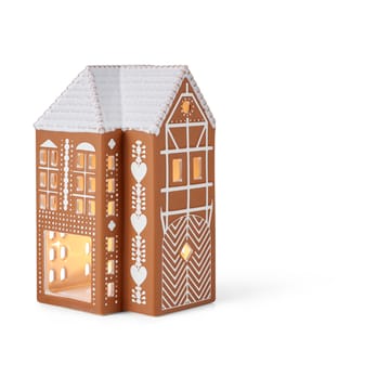 Gingerbread Lyslykt stor 17 cm - Brun - Kähler