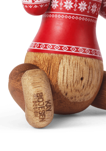 Kay Bojesen mini ape Christmas Jumper 2024 - Teak-Limba - Kay Bojesen Denmark