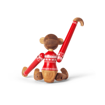 Kay Bojesen mini ape Christmas Jumper 2024 - Teak-Limba - Kay Bojesen