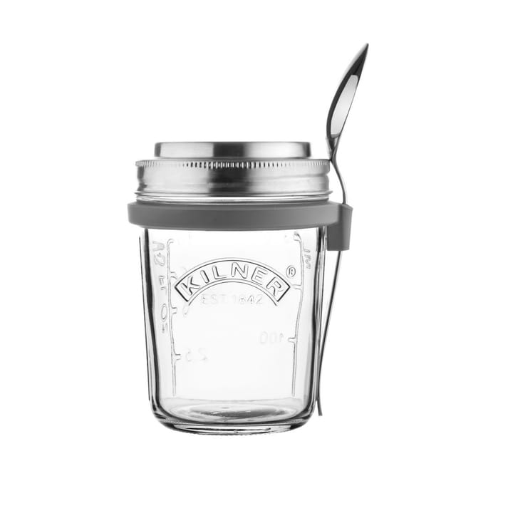 Frokostsett glasskål + skje - 0,35 L - Kilner