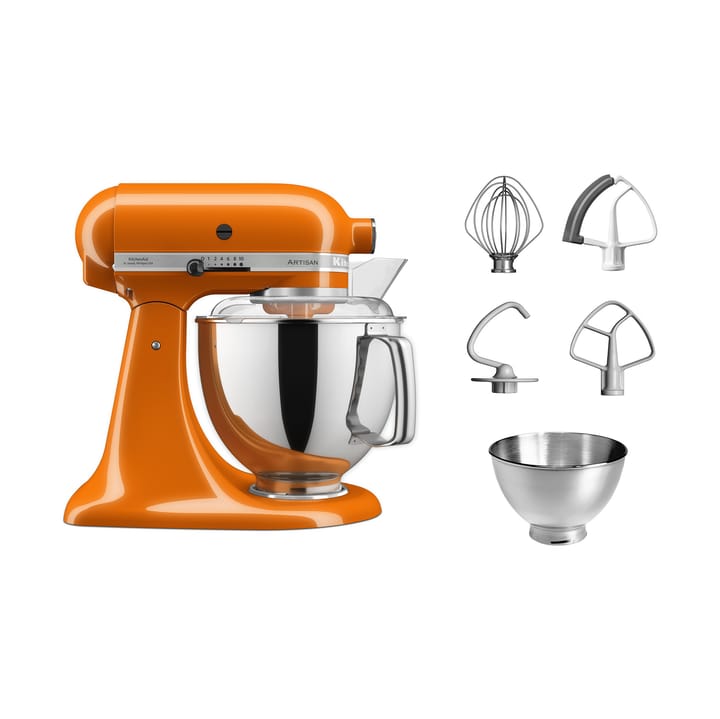 Artisan 5KSM175 kjøkkenmaskin med ekstra tilbehør 4,8 L - Honey - KitchenAid