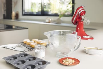 KitchenAid glassbolle med lokk 4,7 L - Klar - KitchenAid