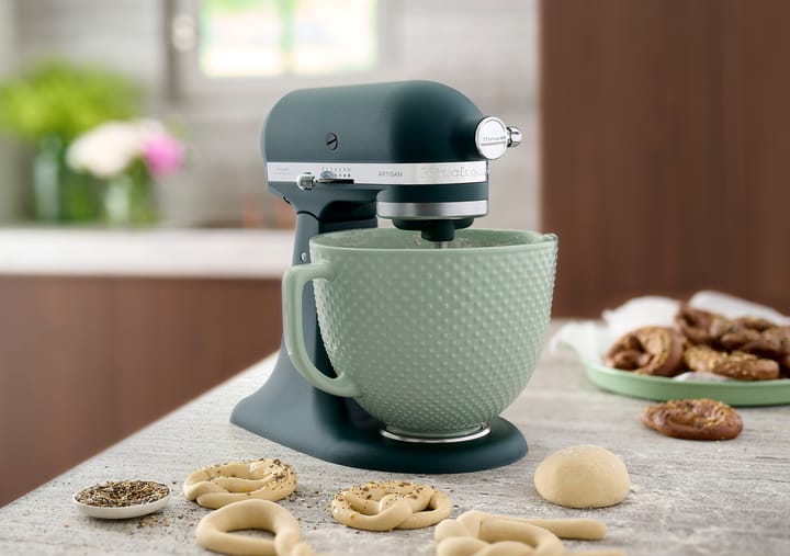 KitchenAid keramikkbolle med håndtak 4,7 L - Dew drop - KitchenAid