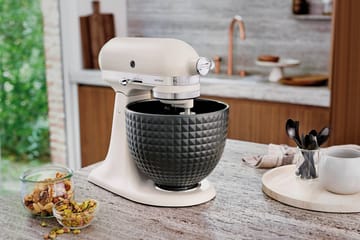 KitchenAid keramikkbolle uten håndtak 4,7 L - Black studded - KitchenAid