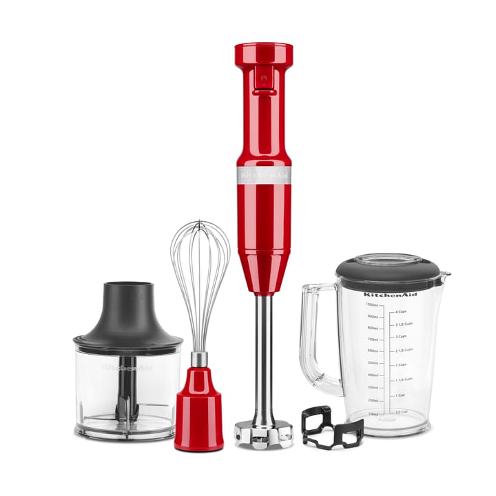 KitchenAid stavmikser sett - Empire red - KitchenAid