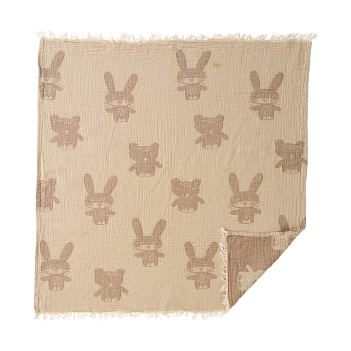 Bunny&Bear teppe 75x90 cm - Grey - Klippan Yllefabrik