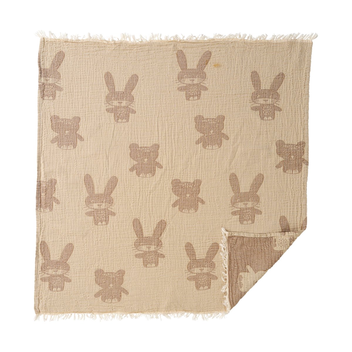 Bilde av Klippan Yllefabrik Bunny&Bear teppe 75x90 cm Grey