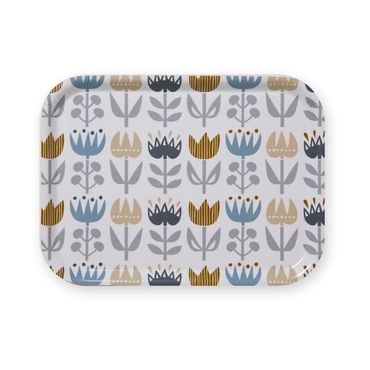 Tulip liten brikke 20x27 cm - Grey - Klippan Yllefabrik