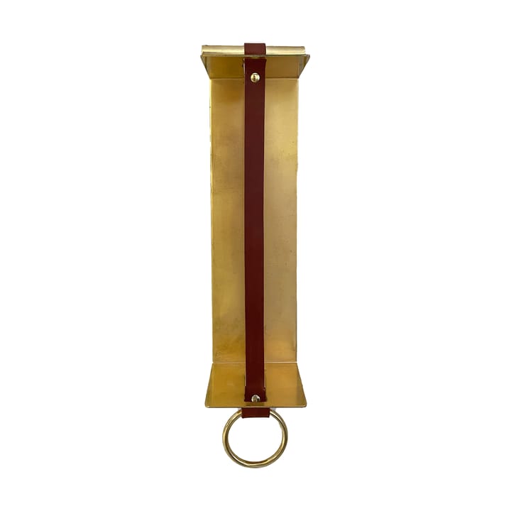 Strapp vegghylle 10x33 cm - Brass - KLONG