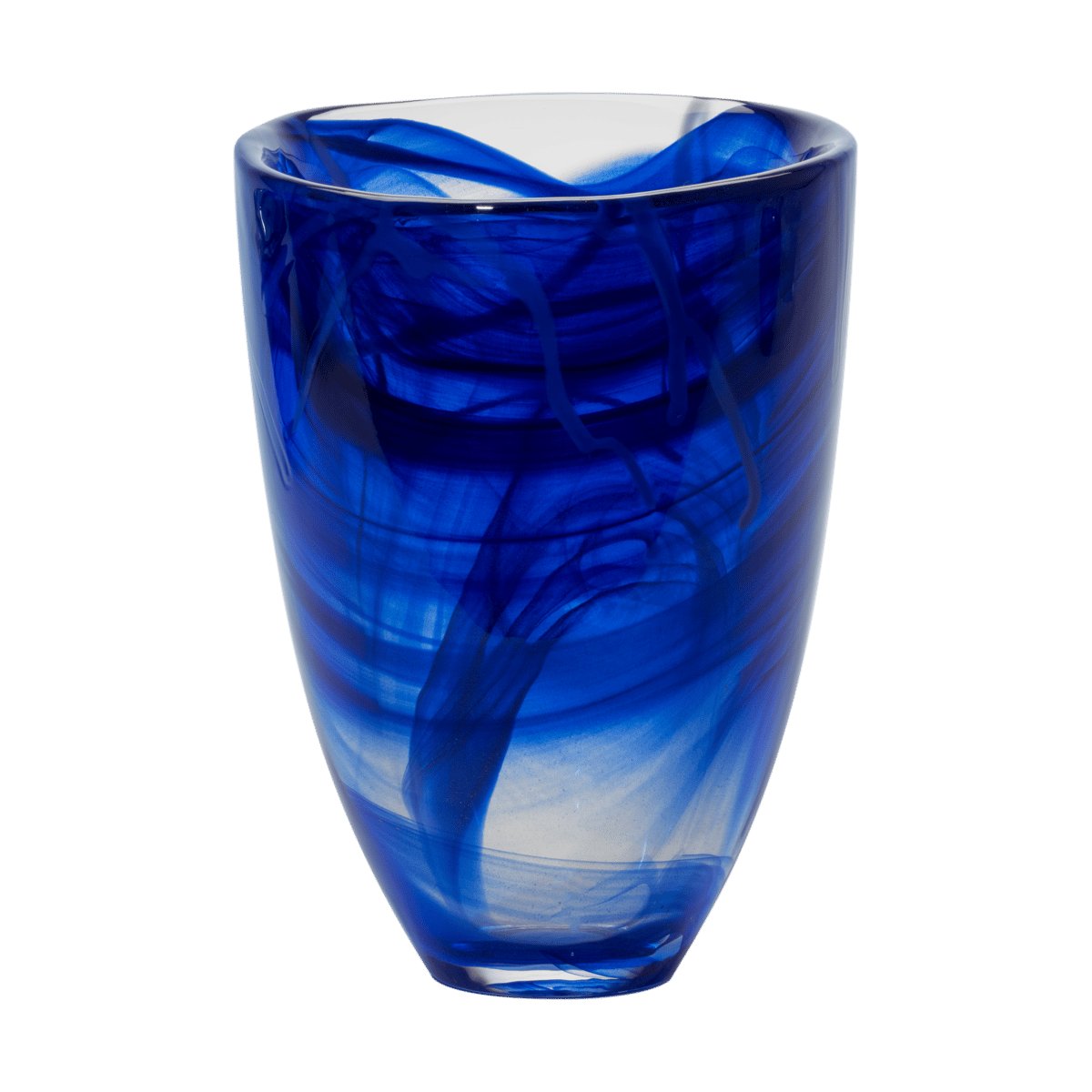 Bilde av Kosta Boda Contrast vase 200 mm Blå-blå