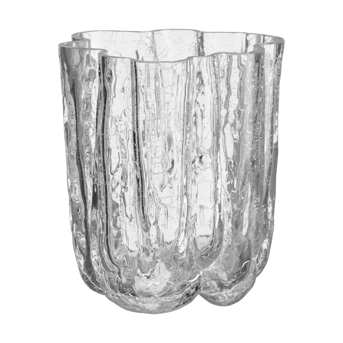 Bilde av Kosta Boda Crackle vase 121 mm Klar