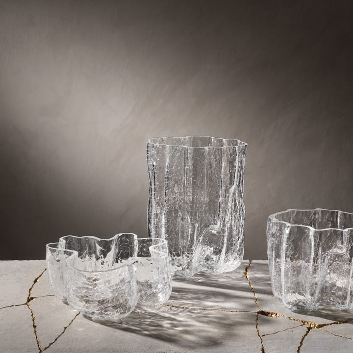 Crackle vase 27 cmm, Klar Kosta Boda