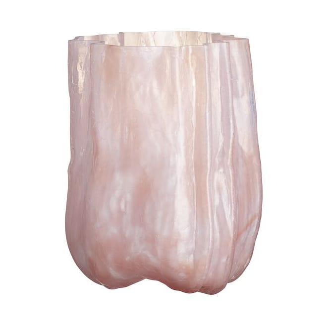 Crackle vase 27 cmm, Perlerosa Kosta Boda