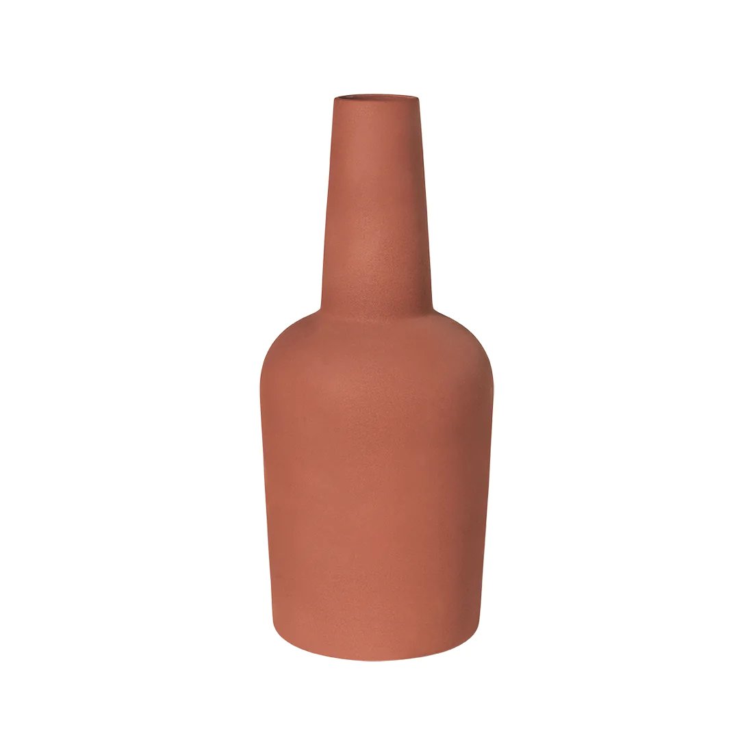 Bilde av Kristina Dam Studio Dome Vase L Ø18x49 cm Terracotta red