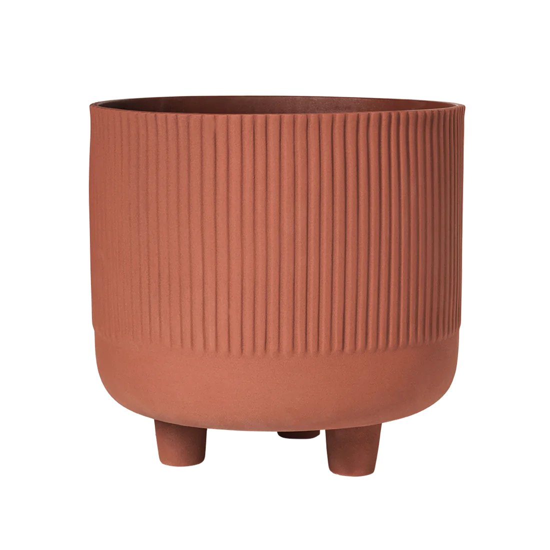 Bilde av Kristina Dam Studio Krukke L Ø30x29 cm Terracotta red