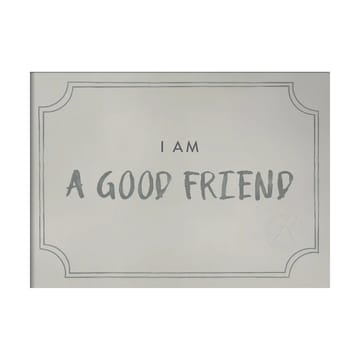 Good Friend Diploma poster 21x30 cm - Dusty mint - Kunskapstavlan®