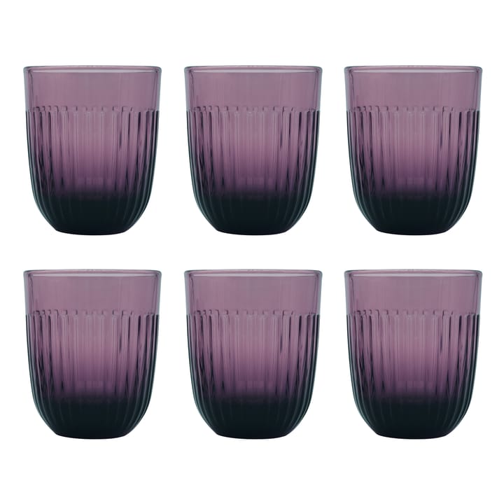 Ouessant vannglass 29 cl 6-pk - Aubergine - La Rochère