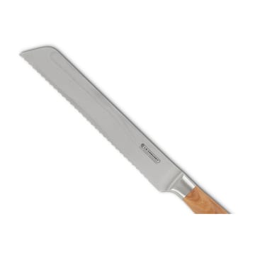 Le Creuset brødkniv med oliventrehåndtak. - 20 cm - Le Creuset