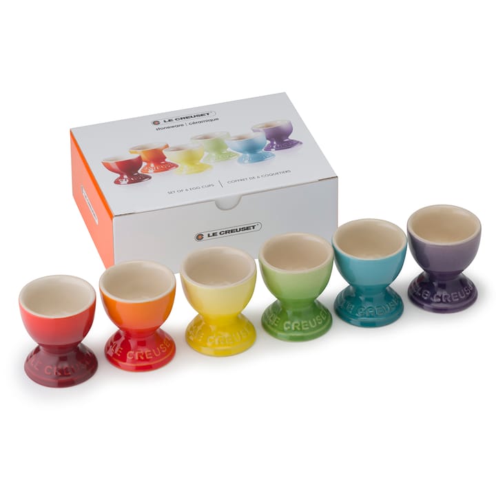 Le Creuset gavesett eggeglass 6-stk. - Rainbow - Le Creuset