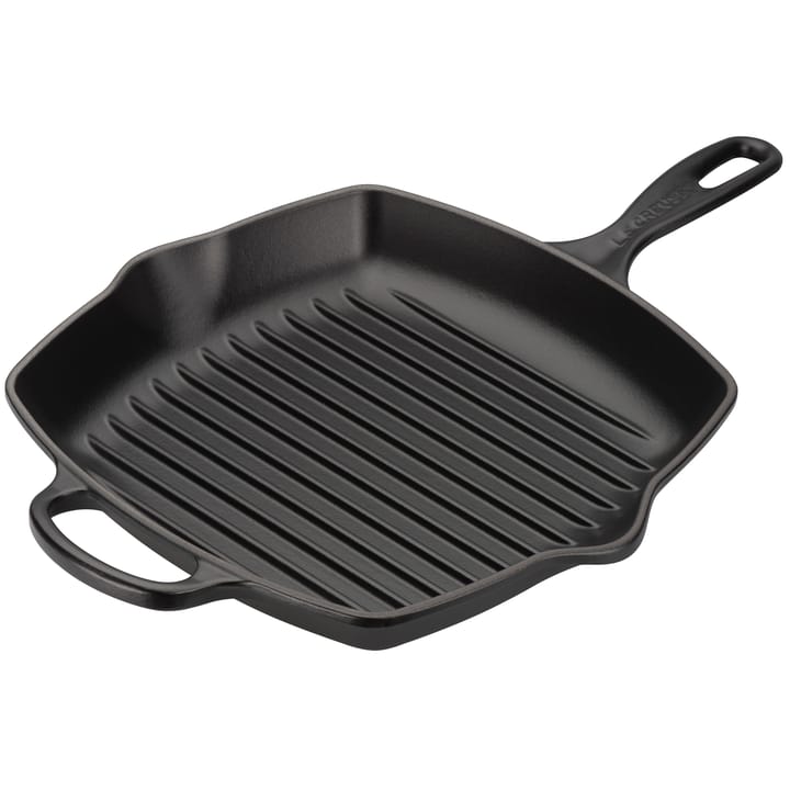 Le Creuset grillpanne 26 cm, Matte Black Le Creuset