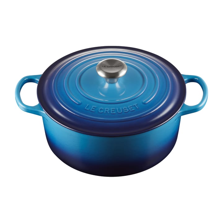 Le Creuset rund gryte 5,3 l - Azure blue - Le Creuset