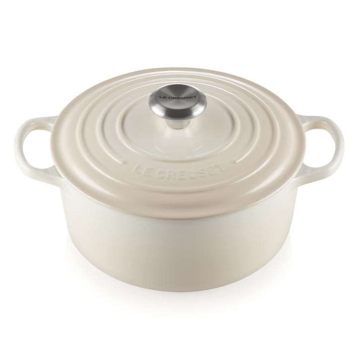 Le Creuset rund gryte 5,3 l - Meringue - Le Creuset