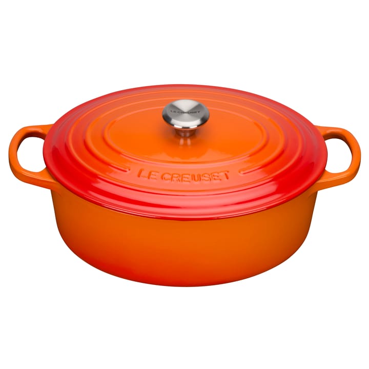 Le Creuset Signature oval gryte 4,1 l - Volcanic - Le Creuset