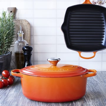 Le Creuset Signature oval gryte 4,1 l - Volcanic - Le Creuset